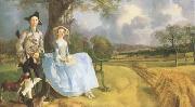 Thomas Gainsborough Robert Andrews and his Wife Frances (mk08) oil on canvas
